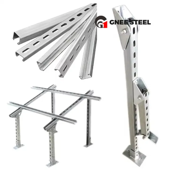 Oceľový uzemňovací fotovoltaický držiak typu C