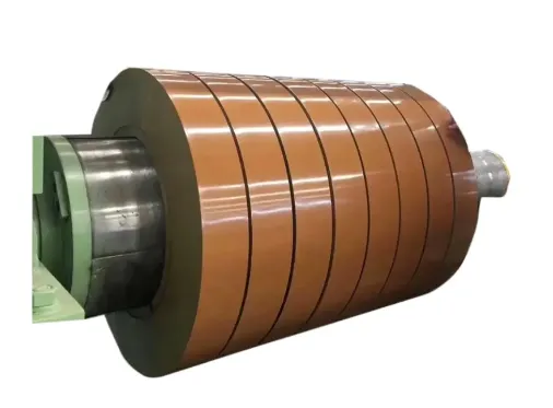 Farebne potiahnutý plech DX51D predfarbená zinková oceľová cievka