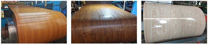 Wood Grain Color Coated Roll Coil Wood Grain Color Coated Roll Coil