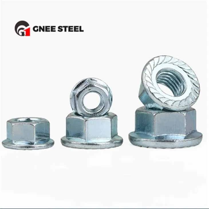 Pozinkované šesťhranné matice DIN6923